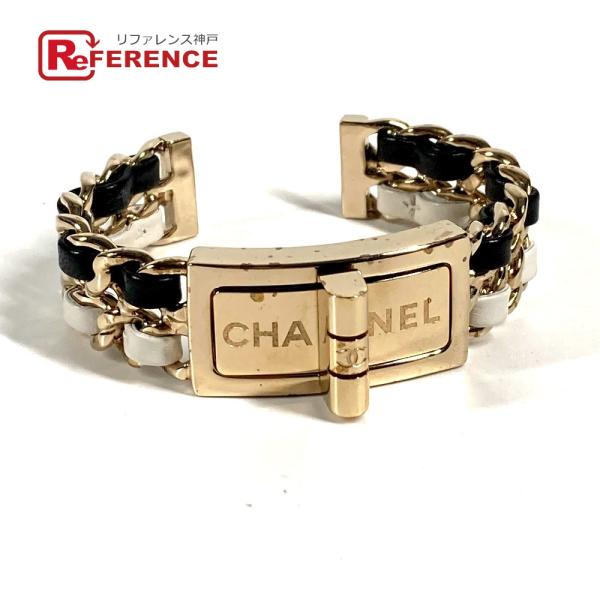 CHANEL シャネル CC ロゴ ココマーク Wチェーン ブレスレット  アクセサリー ジュエリー...