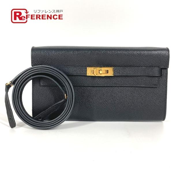 HERMES エルメス ケリーウォレット ロング トゥーゴー ショルダーバッグ ポシェット ショルダ...