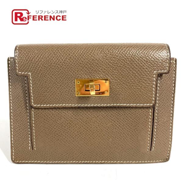 HERMES エルメス ケリーポケットコンパクト ケリーポケット コンパクト 財布 小銭入れ Hロゴ...
