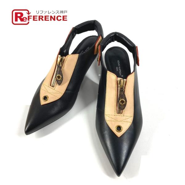 美品 LOUIS VUITTON ルイヴィトン 1AD301 アリュール 靴 シューズ ハイヒール ...