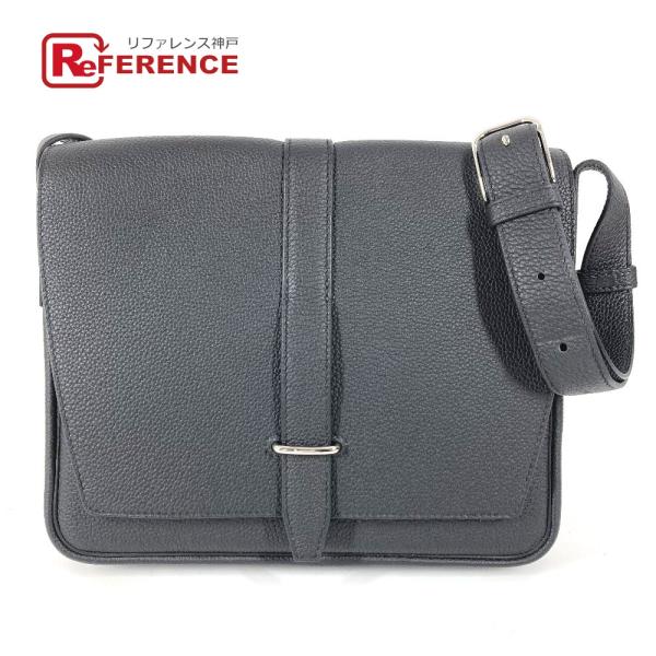 未使用 HERMES エルメス スティーブ ライト ジュニア 斜め掛け フラップ カバン メッセンジ...