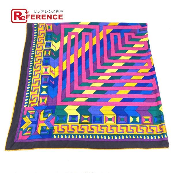 HERMES エルメス カレジェアン 140 ショール ストール 大判 LE FIL DARIANE...