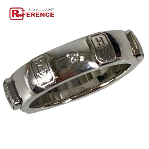 HARRY WINSTON ハリーウィンストン HW ロゴ バンド リング アクセサリー ジュエリー...