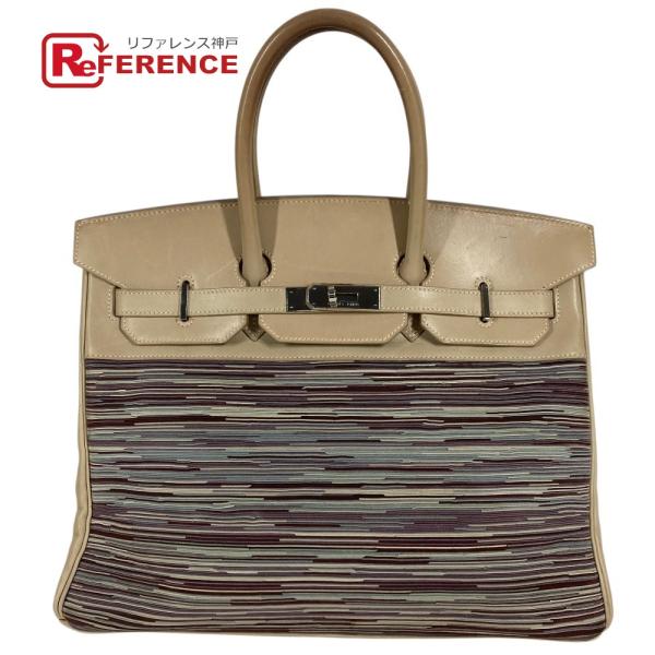 HERMES エルメス バーキン35 バーキン 35 カバン トートバッグ ハンドバッグ ホワイト系...