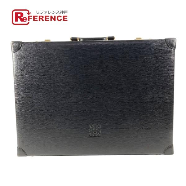 LOEWE ロエベ ロゴ アナグラム アタッシュケース カバン トートバッグ ビジネスバッグ BOX...