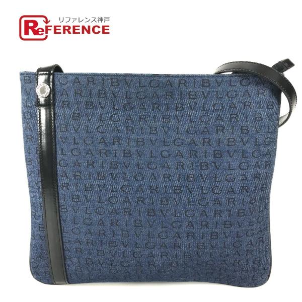 BVLGARI ブルガリ ロゴマニア カバン 斜め掛け ポシェット モノグラム ショルダーバッグ ブ...