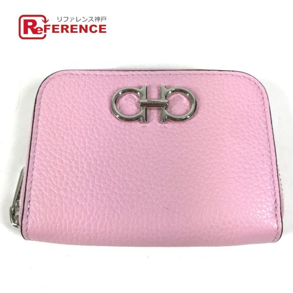 新品同様 Salvatore Ferragamo サルヴァトーレフェラガモ ガンチーニ ロゴ 財布 ...