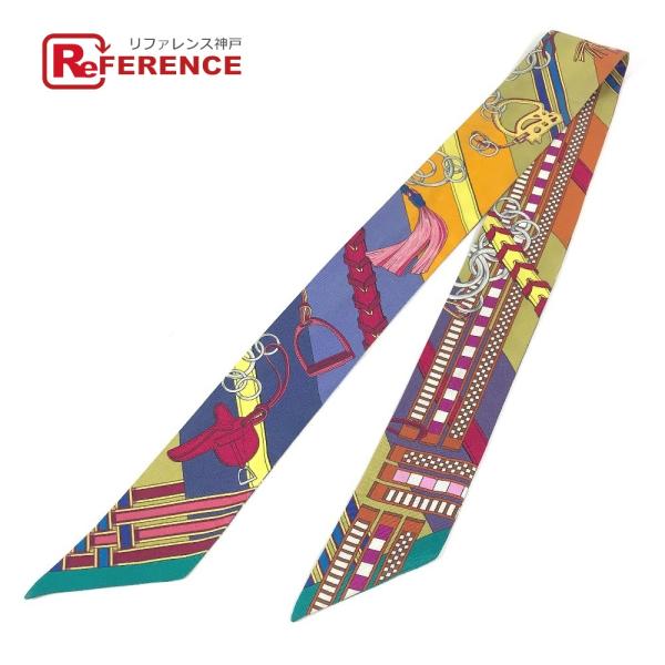 HERMES エルメス ツイリー ツィリー バンドースカーフ アクセサリー スカーフ マルチカラー ...