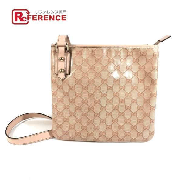 GUCCI グッチ 257246 GG ロゴ  斜め掛け ポシェット ショルダーバッグ ピンク ユニ...