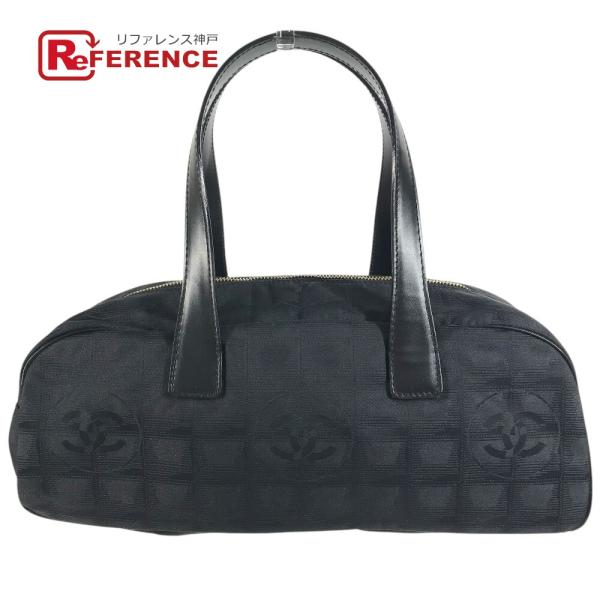 CHANEL シャネル A15828 ニュートラベルライン ハンドバッグ カバン ナイロンジャガード...
