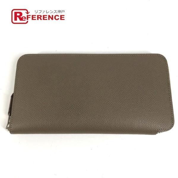 HERMES エルメス アザップロング シルクイン ラウンドファスナー ロングウォレット 長財布 エ...