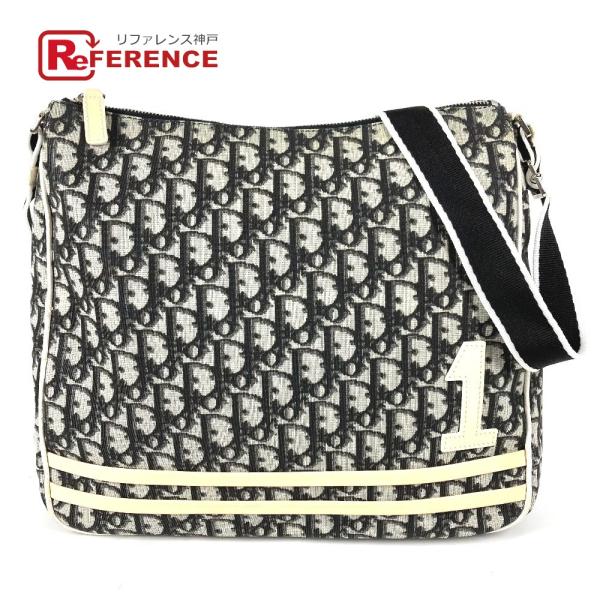 Dior ディオール トロッター NO1 ロゴ カバン 斜め掛け   ショルダーバッグ ブラック ユ...