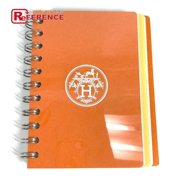 美品 HERMES エルメス レフィル リフィル ロゴ メモ帳 ノート ステーショナリー ノートブッ...