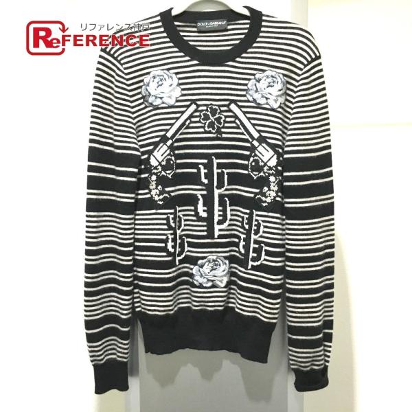 DOLCE&amp;GABBANA ドルチェアンドガッバーナ 003K/F64DD-B ボーダー フラワー ...