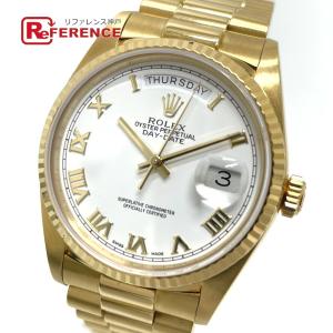 ROLEX ロレックス 18038 デイデイト ローマ文字盤 自動巻き 金無垢 腕時計 K18 ゴールド メンズ【中古】｜reference