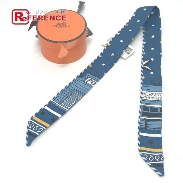 HERMES エルメス ツイリー ドールキャンディ エルメス パリ ステーション スカーフ シルク ...