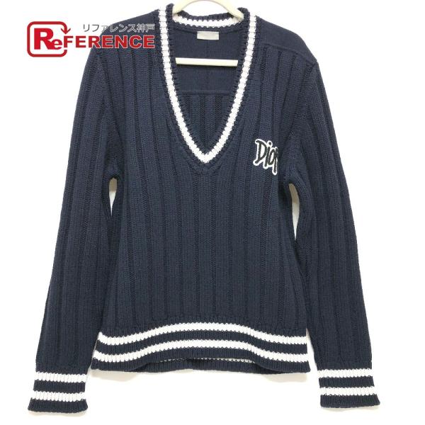 Dior ディオール 033M630AT171 ショーンステューシー 長袖 ニット ロゴ セーター ...