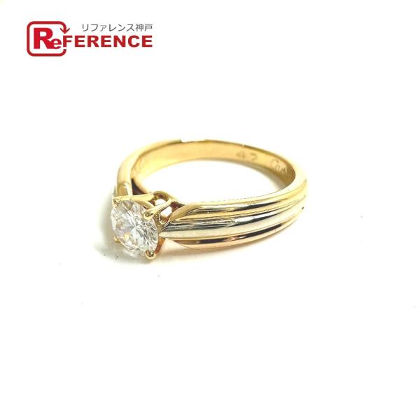 美品 CARTIER カルティエ トリニティ ダイヤモンド ソリテール リング・指輪 ゴールド レデ...
