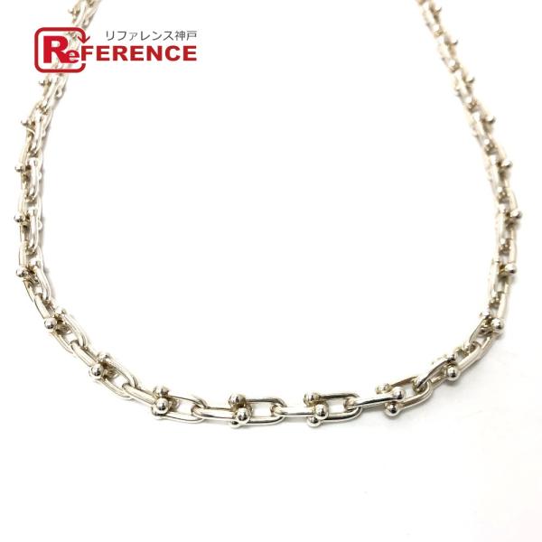 TIFFANY&amp;Co. ティファニー ハードウェアリンク スモール アクセサリー ネックレス シルバ...