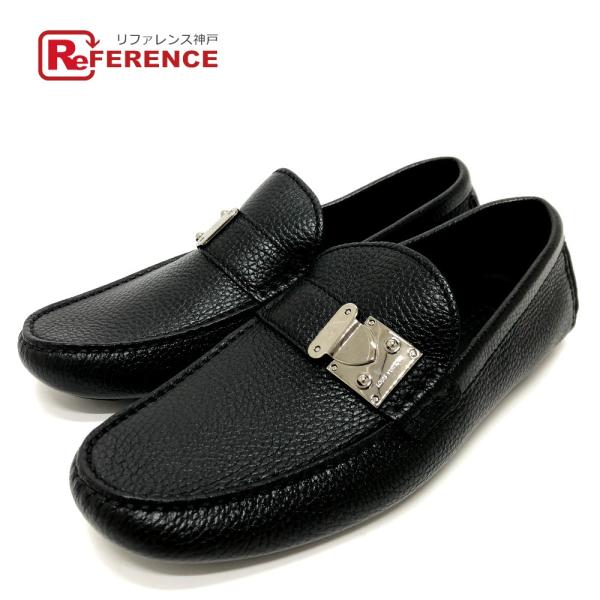 美品 LOUIS VUITTON ルイヴィトン ドライビングシューズ シューズ ローファー ブラック...