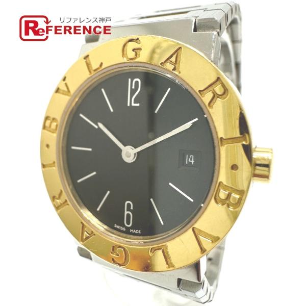 BVLGARI ブルガリ BB26SGD ブルガリブルガリ デイト クォーツ 腕時計 SS/YG シ...