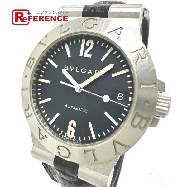 BVLGARI ブルガリ LCV35S ディアゴノスポーツ 自動巻き デイト 腕時計 SS シルバー...