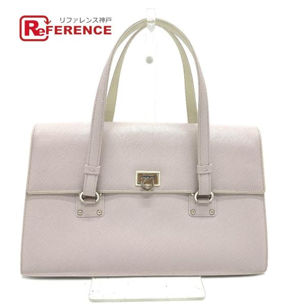 Salvatore Ferragamo サルヴァトーレフェラガモ ガンチーニ ハンドバッグ レザー ...