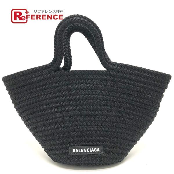 BALENCIAGA バレンシアガ 695612 ロゴ イビザ スモール カバン ハンドバッグ ナイ...