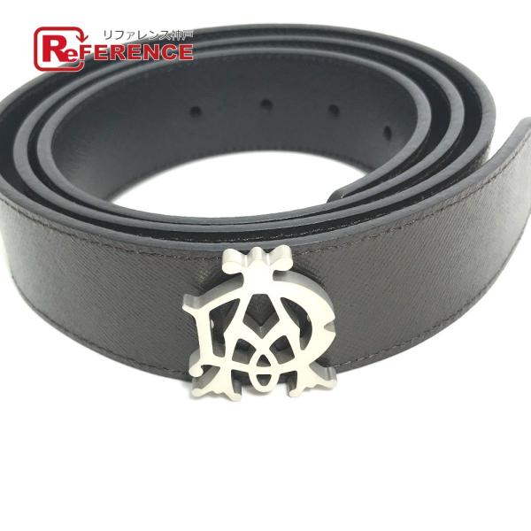 Dunhill ダンヒル バックル ロゴ アパレル 小物 ベルト ブラック メンズ【中古】