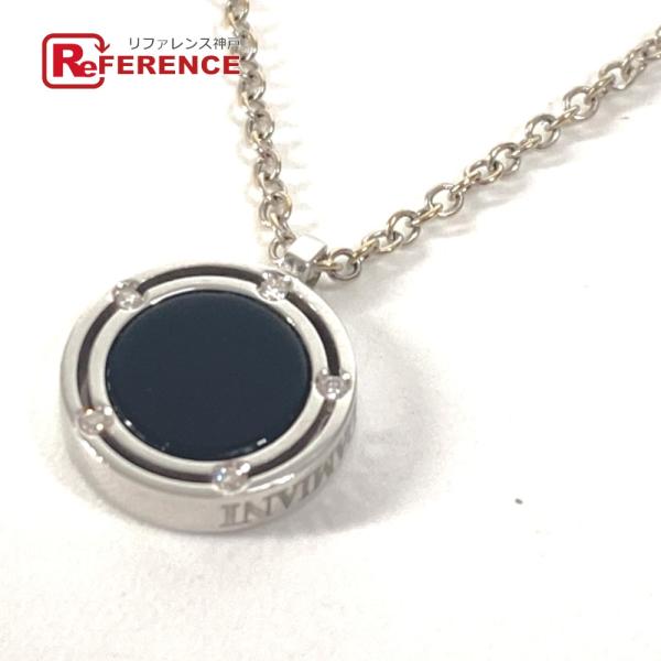 Damiani ダミアーニ Dサイド アクセサリー チェーン 10Pダイヤ  ネックレス シルバー ...