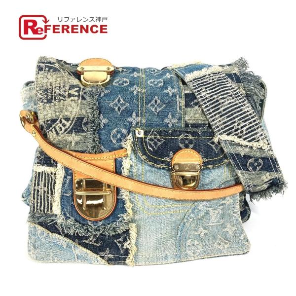LOUIS VUITTON ルイヴィトン M95374 パッチワークポスティ カバン フラップ モノ...