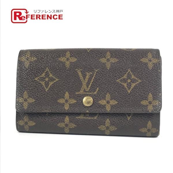 LOUIS VUITTON ルイヴィトン M61730 ポルトモネビエトレゾール コンパクトウォレッ...