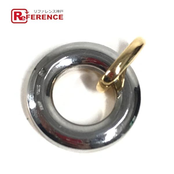 BVLGARI ブルガリ ロゴ バイカラー ゴールド K18YG ネックレス ジュエリー アクセサリ...