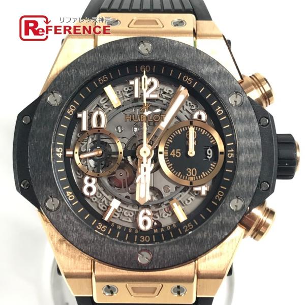 HUBLOT ウブロ 421.OM.1180.RX ウニコ キングゴールドセラミック ウォッチ メン...