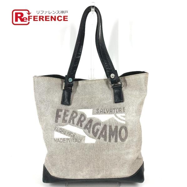 Salvatore Ferragamo サルヴァトーレフェラガモ バケツ ばけつ ロゴ カバン トー...