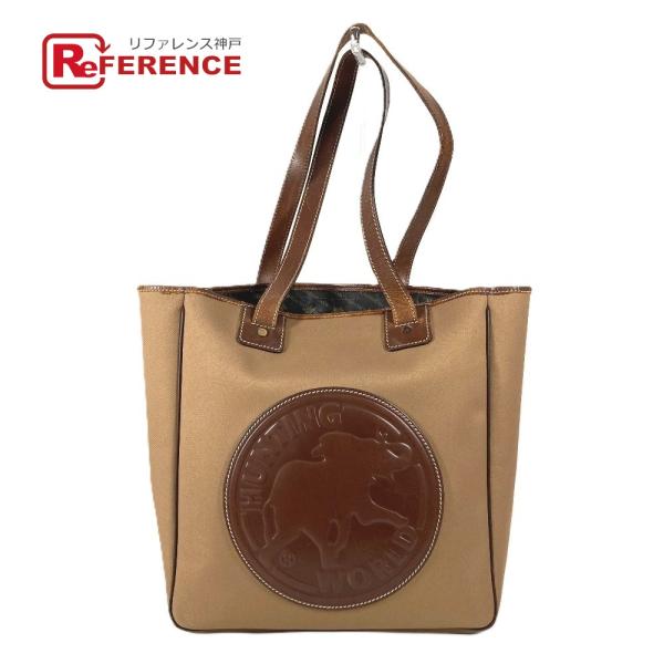 HUNTING WORLD ハンティングワールド ロゴ カバン バッグ 肩掛け トートバッグ 縦型 ...