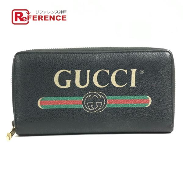 GUCCI グッチ 496317  ロゴ GG  ラウンドファスナー長財布 ロングウォレット 長財布...