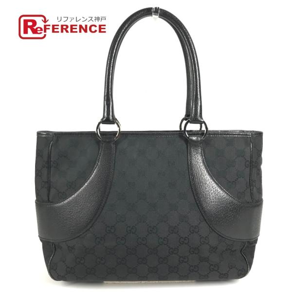 GUCCI グッチ 113011 GG ロゴ カバン トートバッグ 肩掛け ショルダーバッグ ブラッ...