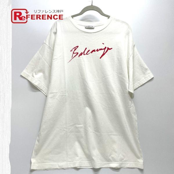 BALENCIAGA バレンシアガ  583214 リップスティック 19AW ロゴ 半袖Ｔシャツ ...