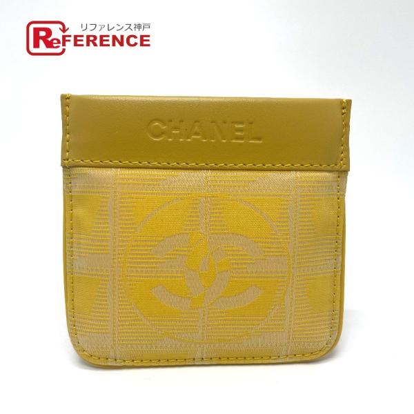 美品 CHANEL シャネル キーリング付き ニュートラベルライン CC ココマーク コインケース ...