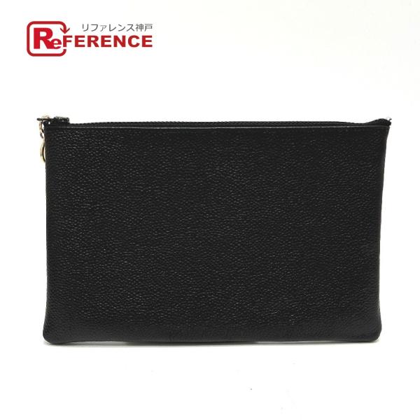 CHANEL シャネル ミニ カバン ポーチ キャビアスキン ブラック レディース【中古】