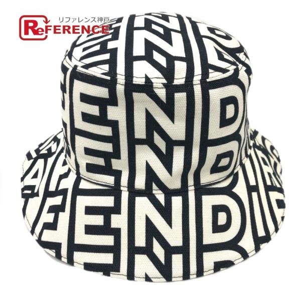 未使用 FENDI フェンディ FXQ901 マークジェイコブスコラボ ハット ホワイト レディース...