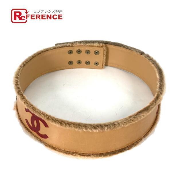 CHANEL シャネル CC ココマーク 01A ベルト ベージュ レディース【中古】