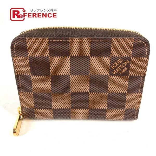 LOUIS VUITTON N60213 ジッピーコインパース 財布 ダミエ コインケース ローズ【...