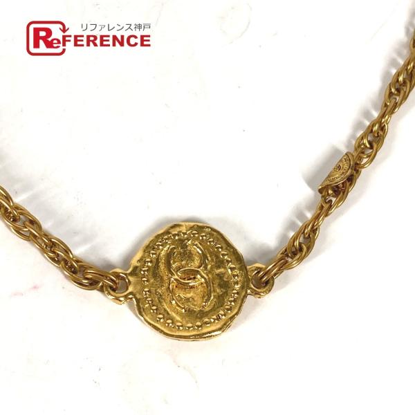 CHANEL シャネル CC ココマーク コイン ロングネックレス チェーン アクセサリー ヴィンテ...