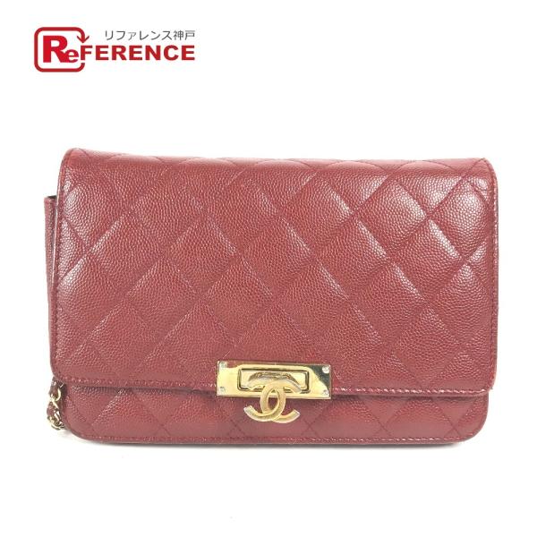 CHANEL シャネル ココロック チェーンウォレット 長財布 肩掛け ポシェット CC ココマーク...