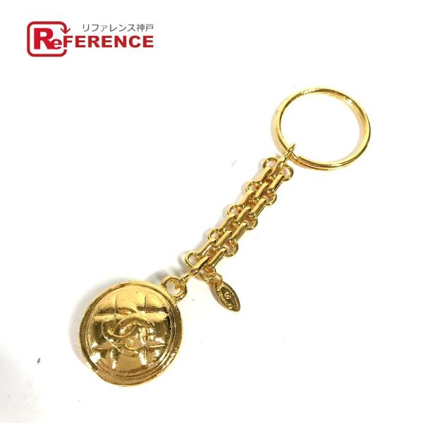 CHANEL シャネル CC ココマーク バッグチャーム マトラッセ キルティング ヴィンテージ チ...