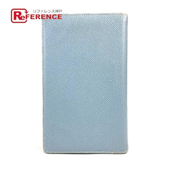 HERMES エルメス アジェンダ ヴィジョン システム手帳 ステーショナリー 手帳カバー ブルー ...