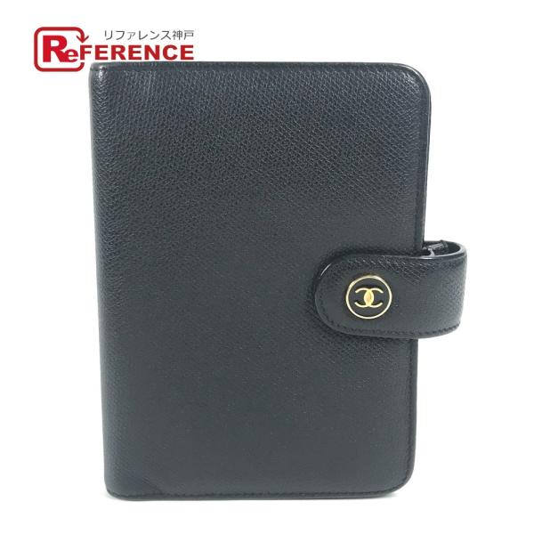 CHANEL シャネル CC ココマーク ココボタン システム手帳 ステーショナリー ケース ココボ...