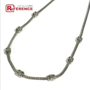 美品 CHANEL シャネル ABE254 CC ココマーク ロゴ チョーカー 2024年秋冬プレコレクション A 24B ネックレス シルバー レディース【中古】